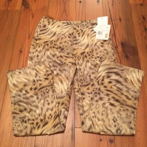 Liz Claiborne Lizwear Jeans Ankle Animal Print 4